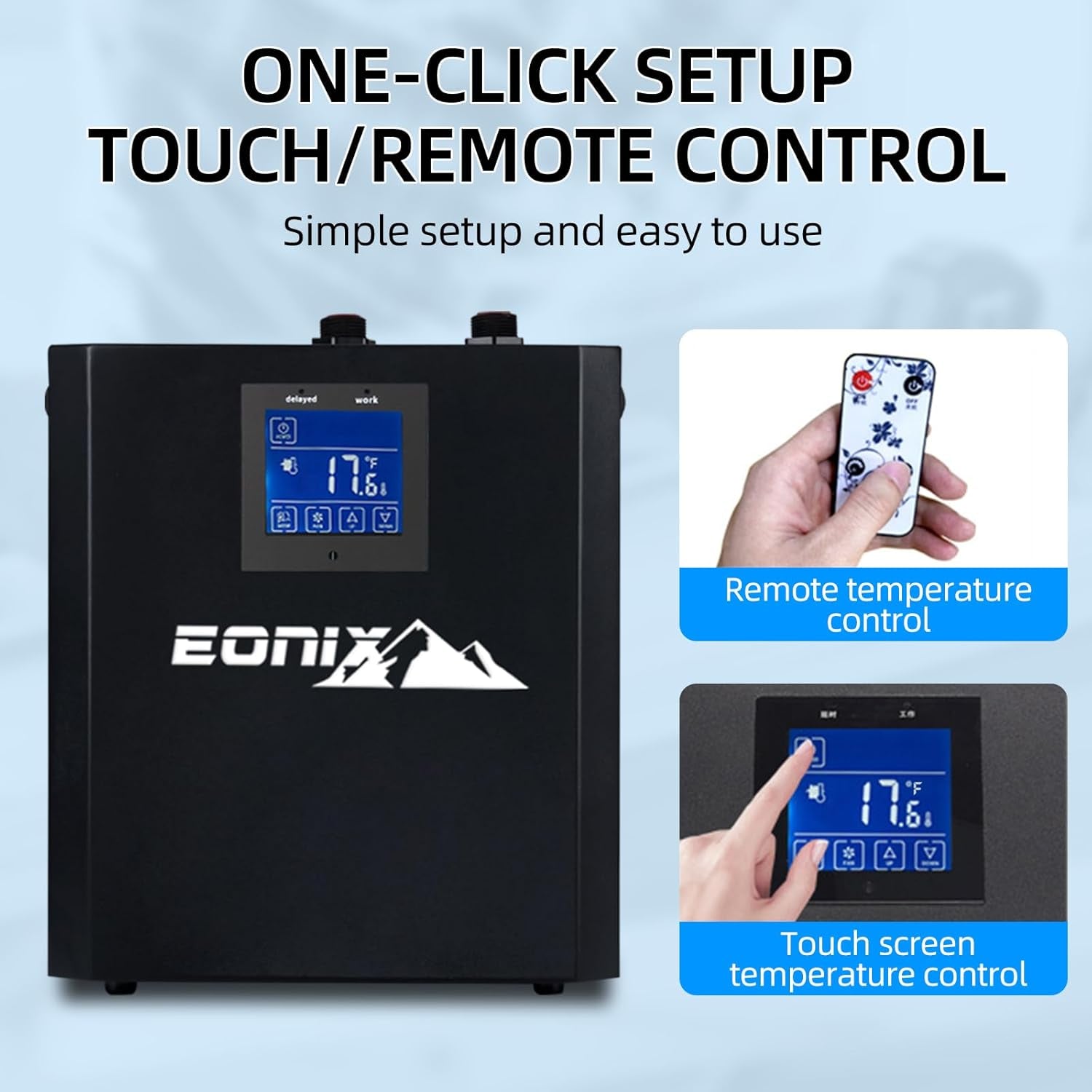 Ice Bath Chiller for Cold Plunge,1/3 HP Ice Bath Chiller with Household Submersible Water Pump,Insulation Pipe, Ideal for Cold Bath Plunge Tub