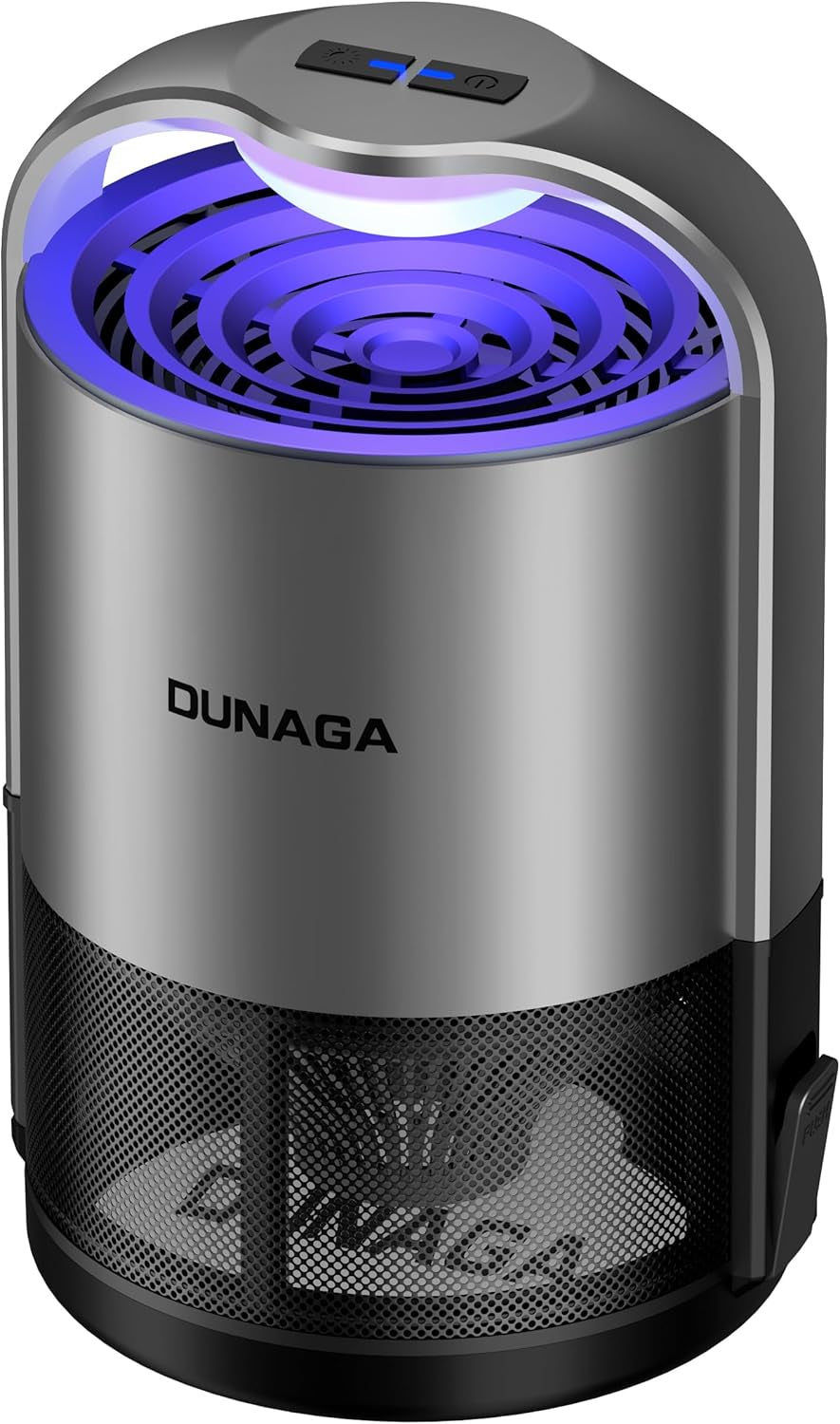 Fly Traps, Fruit Fly Trap Indoor, Gnat Traps, Bug Zapper Indoor,Mosquito Traps with 10 Sticky Glue Boards, Black