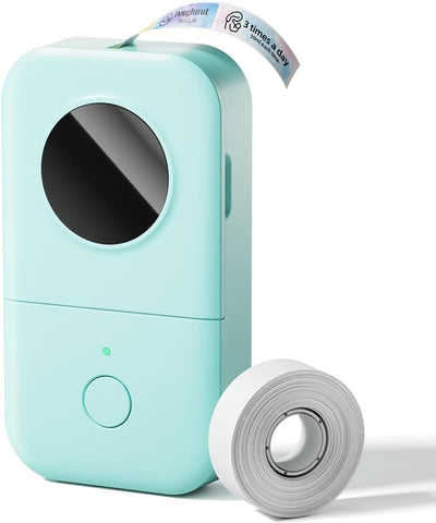 D30 Label Maker Machine, Portable Bluetooth Mini Label Printer, Smartphone Handheld Thermal Sticker Small Labeler Multiple Templates Font Icon Inkless Custom Label for Home Kids School Items