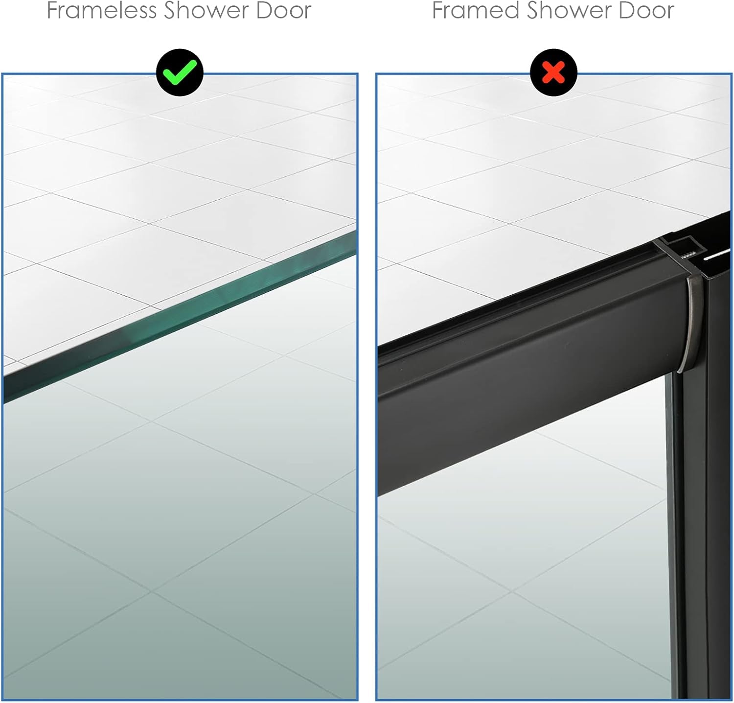 Shower Door Hooks (3-Pack), Towel Hooks for Bathroom Frameless Glass Door, Shower Squeegee Hooks, Silver