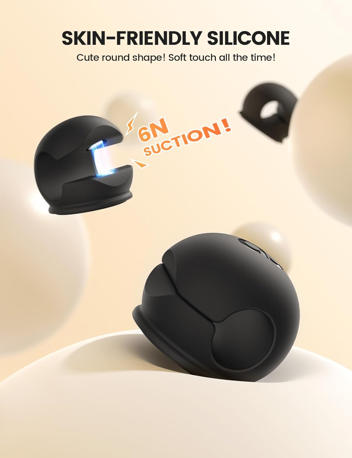 8Pack Magnetic Cord Organizer Clips -  [Mini-Soft Silicone] Cable Management for Phone Charger Cords, Strong Magnet Adhesive Cord Holder for Desk/Nightstand/Home/Office, Organizer Accessories