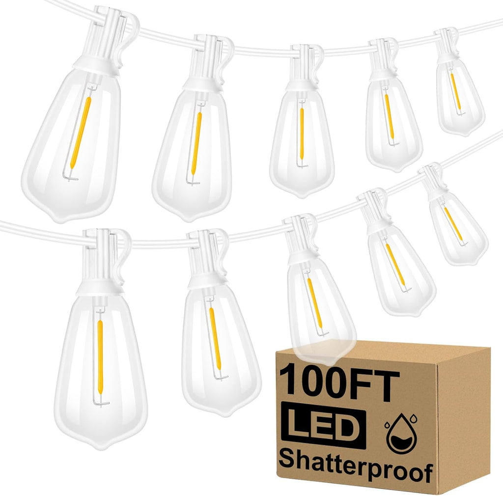 LED Outdoor String Lights 100FT 