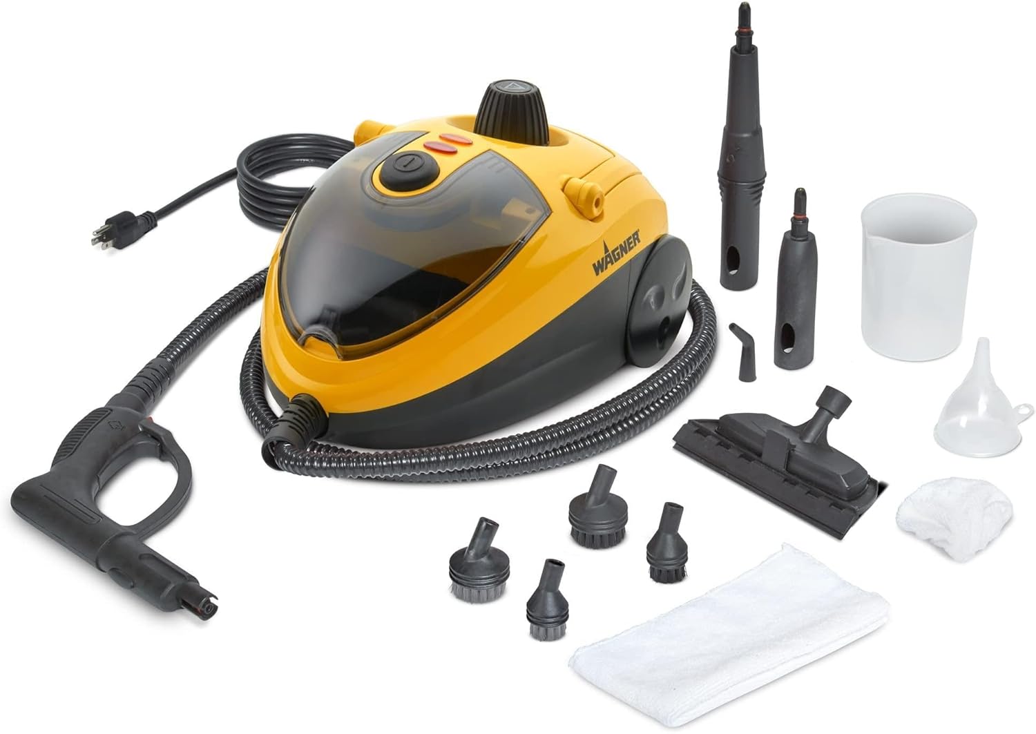 Spraytech 0282014 915E On-Demand Steam Cleaner & Wallpaper Removal, Multipurpose Power Steamer, 18 Attachments Included (Some Pieces Included in Storage Compartment) for Floor