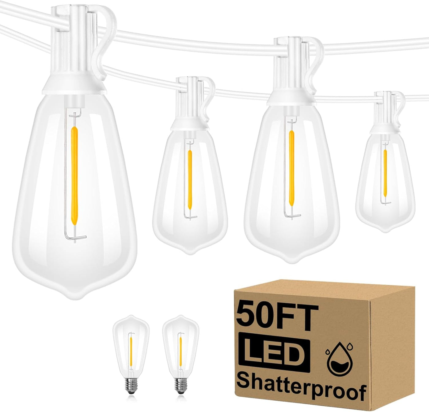 LED Outdoor String Lights 100FT 