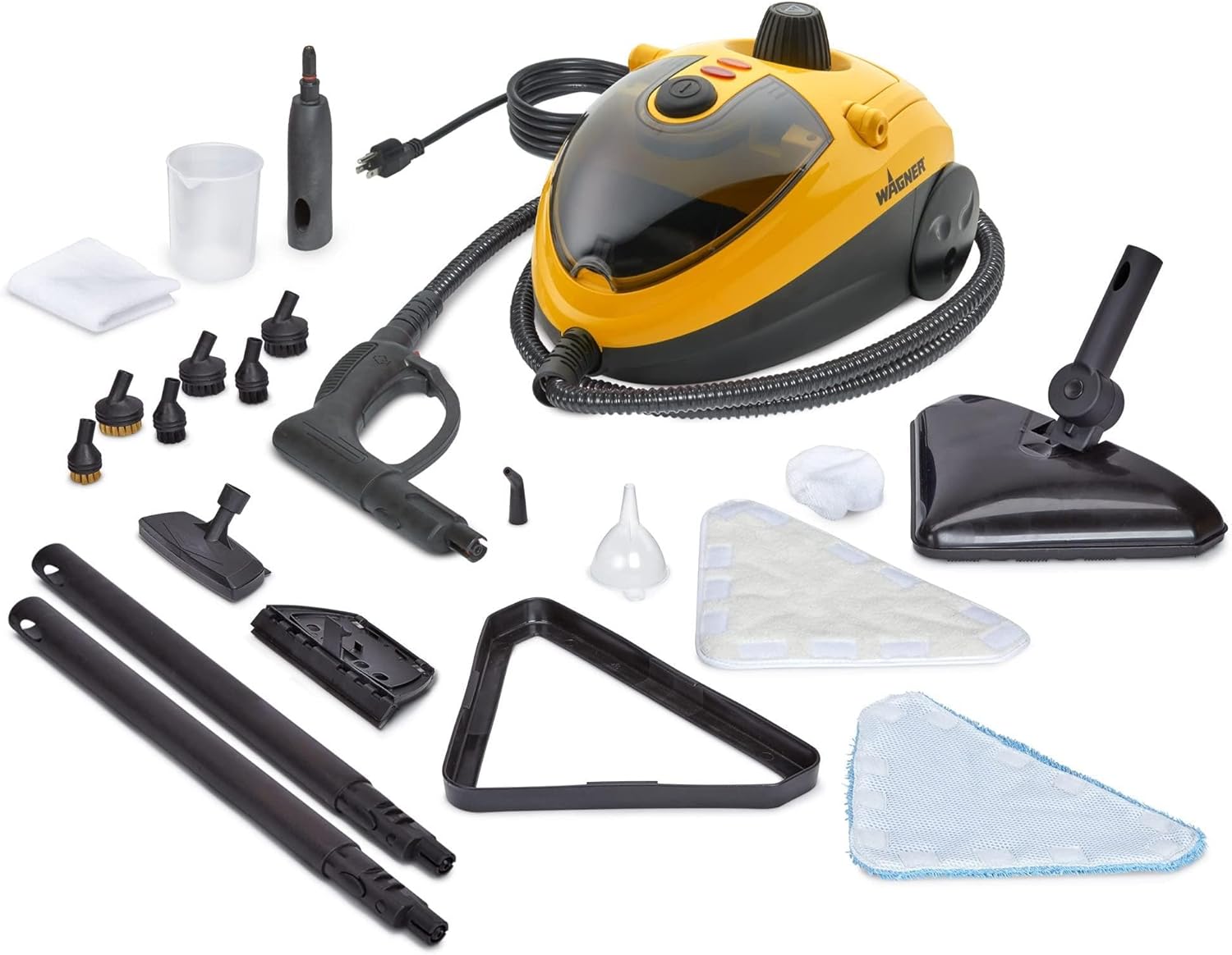 Spraytech 0282014 915E On-Demand Steam Cleaner & Wallpaper Removal, Multipurpose Power Steamer, 18 Attachments Included (Some Pieces Included in Storage Compartment) for Floor