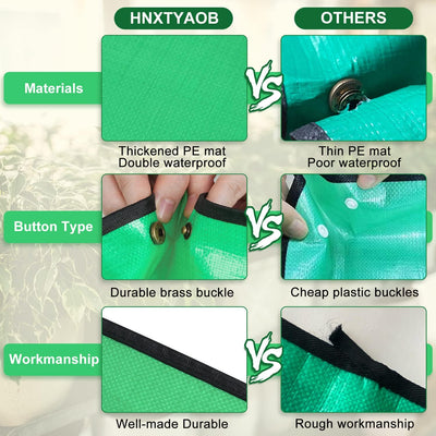 Repotting Mat for Indoor Plant Transplanting and Mess Control 27"X 27" Thickened Waterproof Potting Tray Foldable Succulent Potting Mat Portable Gardening Mat Garden Gifts for Women & Men