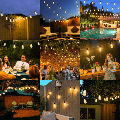 LED Outdoor String Lights 100FT 