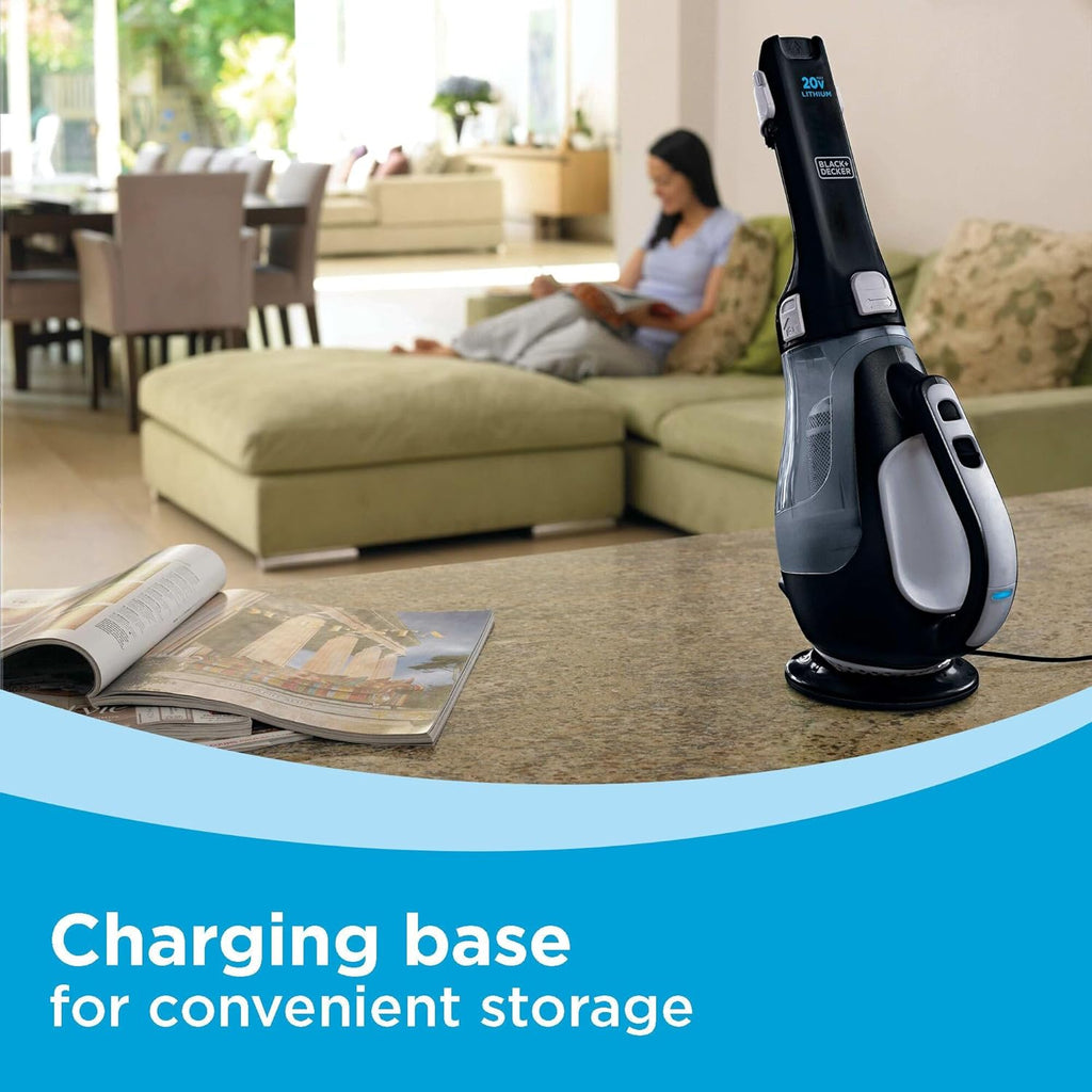 Dustbuster 20V Cordless Handheld Vacuum, Pet Hair Vacuum for Home and Car, Powerful Suction (BDH2000L)