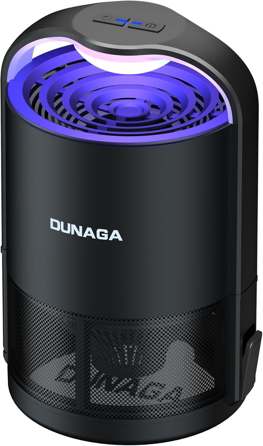 Fly Traps, Fruit Fly Trap Indoor, Gnat Traps, Bug Zapper Indoor,Mosquito Traps with 10 Sticky Glue Boards, Black