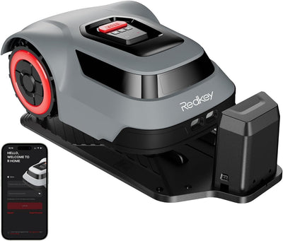 MGC500 Robot Lawn Mower with 393Ft Boundary Wires for 0.12 Acre (1/8 Acre), 45% Slope, 70Mins Runtime, Auto Recharge, Automatic Robotic Lawn Mower W/Precise Location & Breakpoint Detection