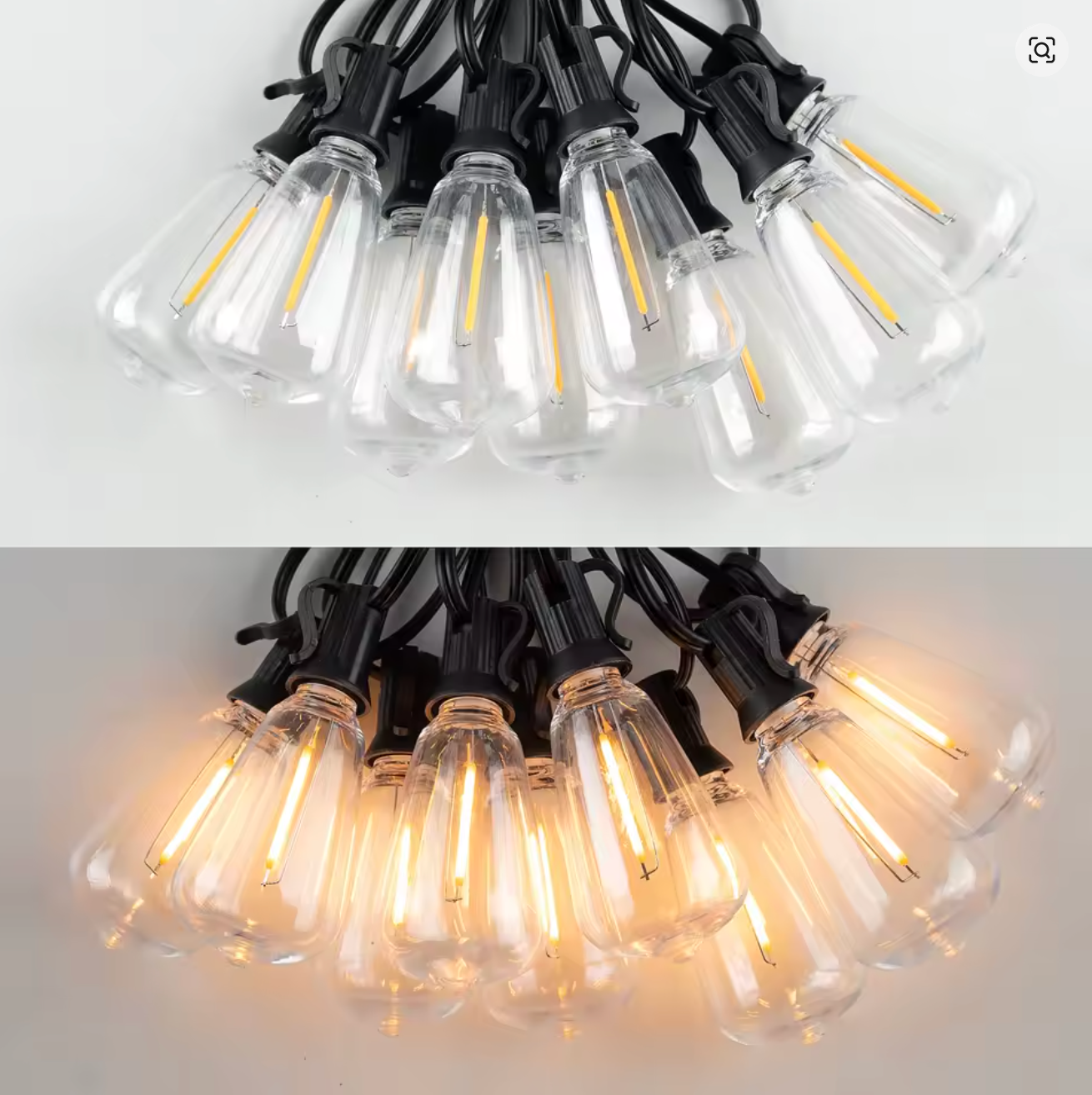 Outdoor String Lights - 30 ft. LED Shatterproof Design