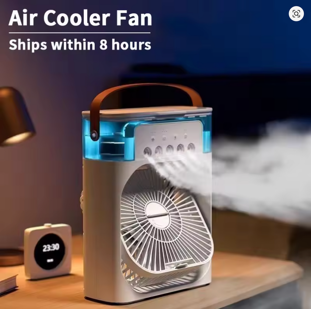 Humidifier Fan - Portable & Easy to Clean