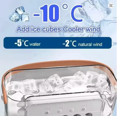 Humidifier Fan - Portable & Easy to Clean