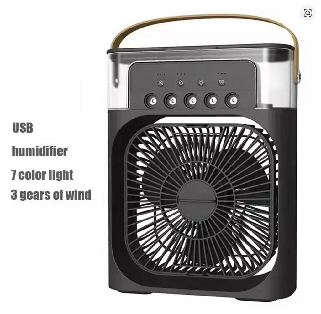 Humidifier Fan - Portable & Easy to Clean