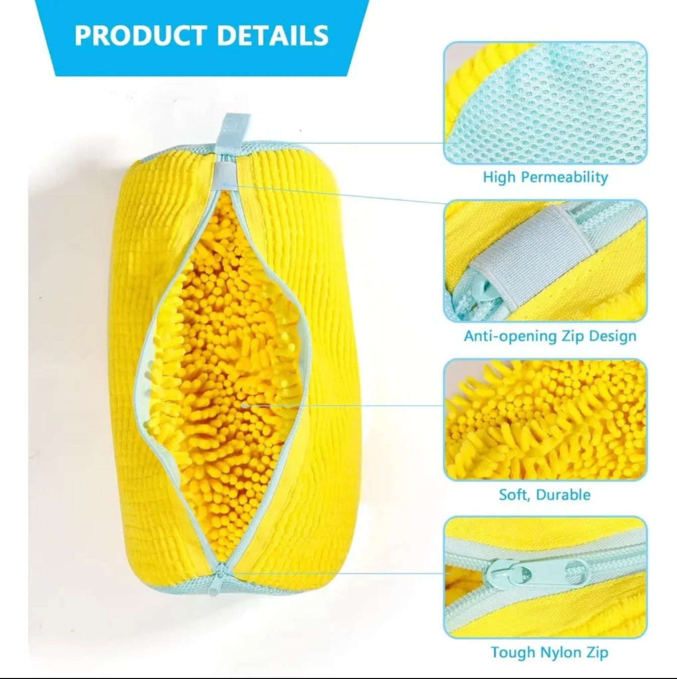 Wash Bag - Durable and Easy to Use Laundry Shoe Wash Bag