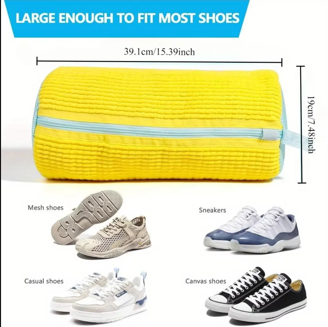 Wash Bag - Durable and Easy to Use Laundry Shoe Wash Bag