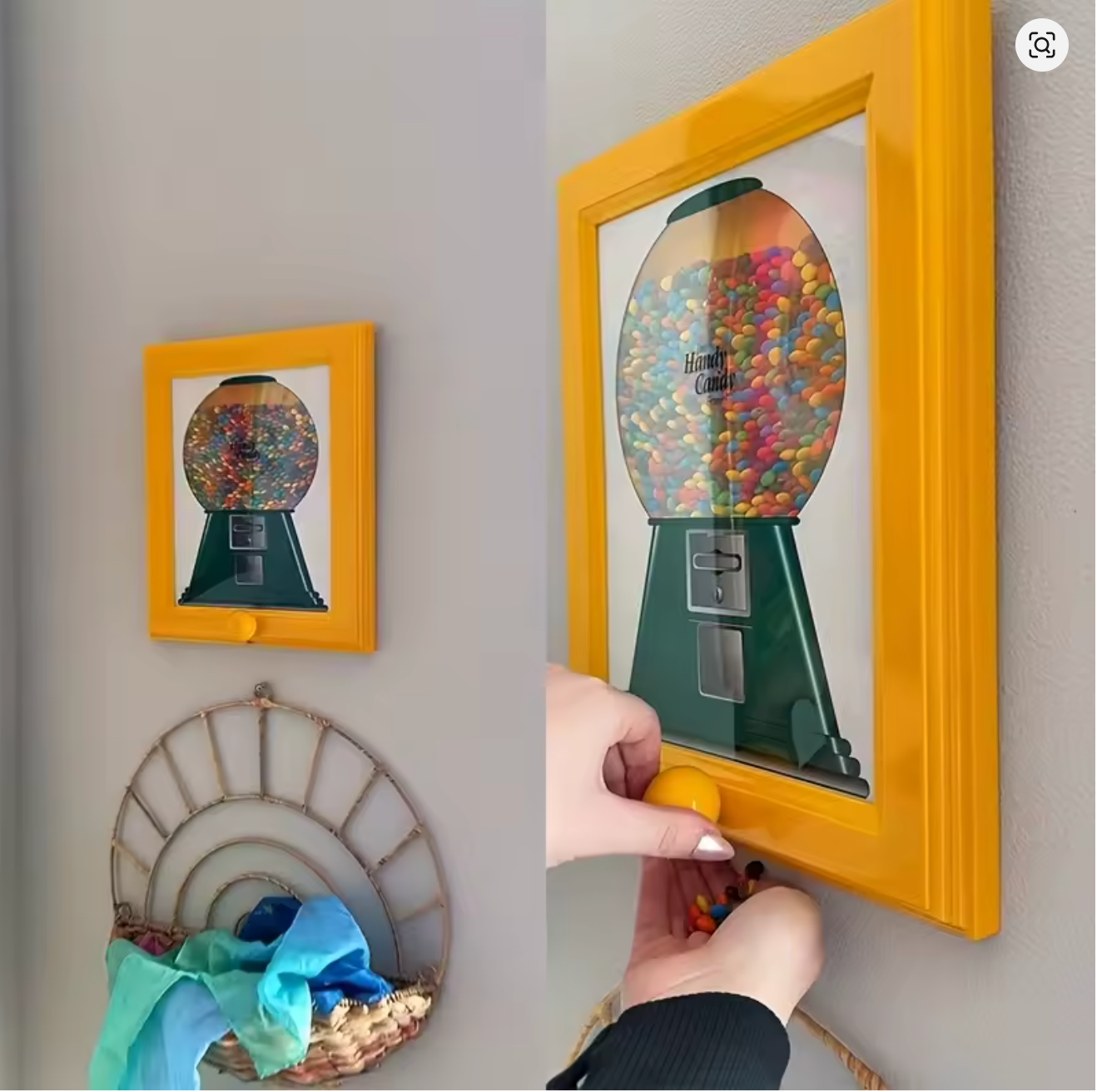 Picture Frame - Gumball Candy Dispenser Design
