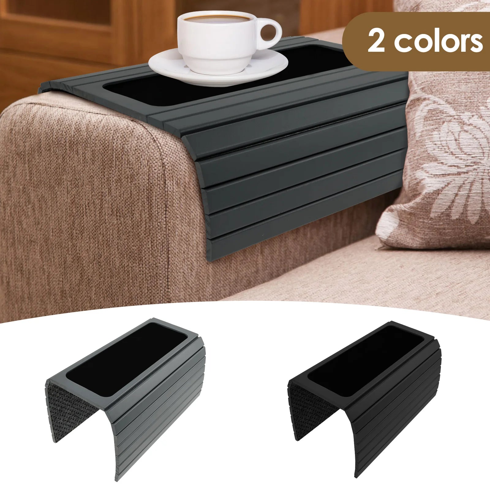 Wood Sofa Arm Tray Sofa Tray in Folding Design Sturdy and Robust Sofa Tray Convenient Sofa Tray for Storage Sofa Tray Home