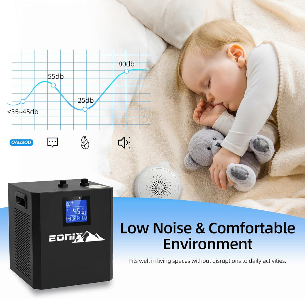 Ice Bath Chiller for Cold Plunge,1/3 HP Ice Bath Chiller with Household Submersible Water Pump,Insulation Pipe, Ideal for Cold Bath Plunge Tub