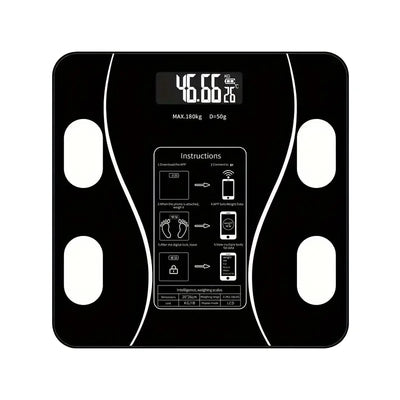 Smart Body Fat Scale Wireless LED Digital Bathroom Weight Scale Body Composition Analyzer Testing Scale